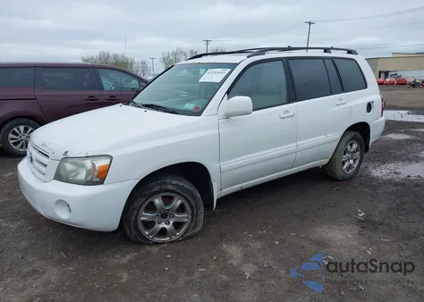 2005 Toyota Highlander V6 из США, поврежденный, VIN JTEEP21A750088746